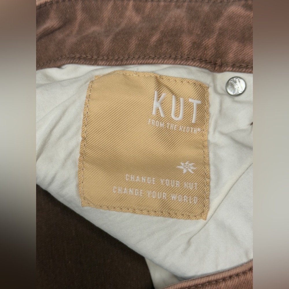 Kut from the Kloth Women's Brown Straight Leg Jeans 💞 - Picture 11 of 16